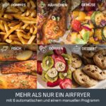 Tefal Dual Easy Fry XXL 11L Doppelkammer-Heissluftfritteuse – 2 Schubladen, 7 Programme, Extra-Crisp – Bild 8