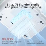 Momcozy KleanPal Pro Babyflaschenreiniger – 4er Kapazität, 19-Min Schnellzyklus, H13 HEPA-Sterilisator – Bild 6