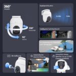 EZVIZ C8c 3K 2er Pack – 5MP PTZ Überwachungskamera mit KI-Erkennung & Farbnachtsicht – Bild 2