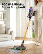 AIBIRTH Akku Staubsauger 50kPa/600W mit Anti-Tangle-Bürste – 70 Min Laufzeit für alle Böden – Bild 2
