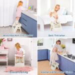 Growaystory Tritthocker Kinder 2 Stufen – Klappbar, rutschfest & sicher für Bad & Küche – Bild 7