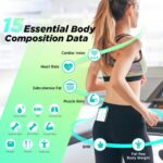 Runstar Körperanalysewaage – 15 Messwerte mit App-Synchronisierung bis 180 kg – Bild 4