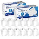 Magpixel Wasserfilter Kartusche 12er-Pack – BRITA kompatibel mit Kalkschutz