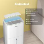 Comfee Luftentfeuchter 12L/24h – Intelligente Entfeuchtung für Räume bis 50m³ – Bild 5