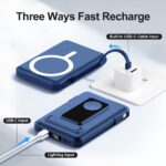 Vexnara MagSafe Powerbank 10000mAh – Kabelloses Schnellladen für iPhone & Apple Watch – Bild 8