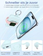 RORRY Powerbank 10000mAh mit PD 20W Schnellladung & Apple Watch Wireless Charger – Bild 3