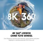 Insta360 X4 Air Starter-Bundle – 8K 360°-Kamera mit Selfie-Stick & Wechsel-Linsen – Bild 5