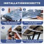 Frilodge Bügelbrettbezug mit dicker Polsterung – 120x40 bis 125x45 cm für Dampfbügelstationen – Bild 7