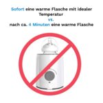 Baby Brezza Instant Water Warmer – Flaschenwärmer mit 3 Temperaturen für sofortige Babynahrung – Bild 8