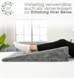Keilkissen mit 2 Liegezonen – Ergonomisches Rückenstützkissen für Bett & Couch – Bild 6