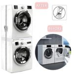 NIUXX Universales Stapelset für Waschmaschine & Trockner 46–66 cm – Platzsparend & Sicher – Bild 4