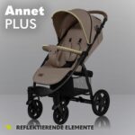 Lionelo Annet Plus Kinderwagen – Buggy ab Geburt bis 22 kg mit Liegefunktion & XXL-Verdeck – Bild 8