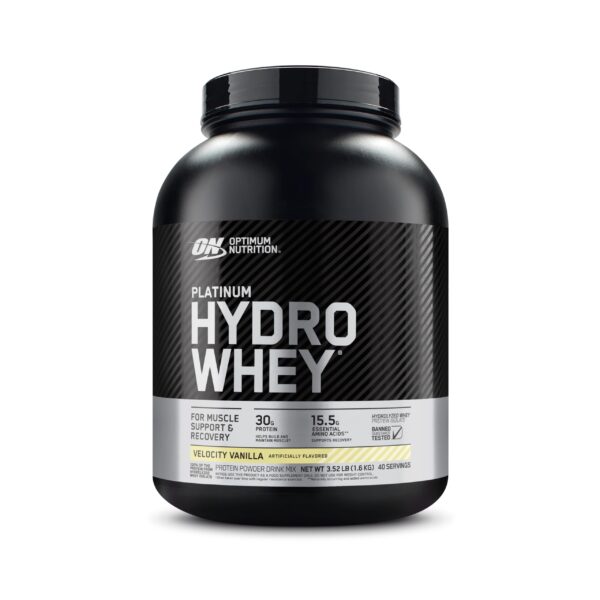 Optimum Nutrition Platinum Hydro Whey 1,6 kg – Hydrolysiertes Molkenprotein-Isolat mit BCAA