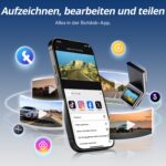 BOTSLAB 4K Dashcam Vorne & Hinten mit STARVIS 2 – GPS, 5,8GHz WiFi & Nachtsicht – Bild 8