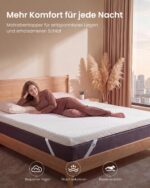 Nytral Matratzen Topper 180x200 cm – 2-in-1 Wendbar mit Gel-Viscoschaum & 7-Zonen für optimalen Schlafkomfort – Bild 7