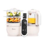 Babymoov Nutribaby Plus Mineral Beige – 6-in-1 Babynahrungszubereiter mit Dampfgaren & Mixen