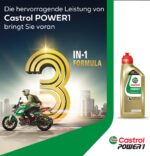 Castrol POWER1 4T 15W-50 Motoröl 4L – Synthetikmischung für Motorradmotoren – Bild 3