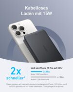 Anker MagGo Powerbank 10000mAh – Ultra-flaches Qi2 Magnetladegerät mit 15W für iPhone – Bild 3