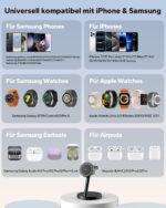 KPON 3 IN 1 MagSafe Ladestation – iPhone, Apple Watch & AirPods gleichzeitig laden – Bild 7