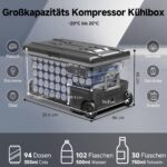 AAOBOSI 74L Kompressor Kühlbox – Mobile Kühlung mit APP-Steuerung für Auto & Camping – Bild 2