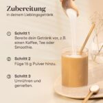 Glow25 Kollagen Plus Pulver 3x450g – Hydrolysat mit Vitamin C, Zink & Biotin – Bild 3