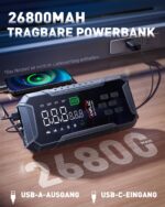 ANFLAG 7000A Starthilfe Powerbank mit Kompressor 160PSI – 8-in-1 Autostarter für Benzin & Diesel – Bild 4