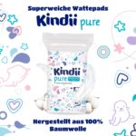 Kindii Pure Baby Pads 1200er Set – Baumwoll-Wattepads für empfindliche Babyhaut – Bild 6