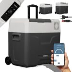 Arebos Kompressor Kühlbox 47L mit APP-Steuerung – Elektrische Gefrierbox für Auto & Camping