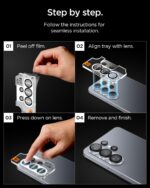 Spigen Glas.tR EZ Fit Optik Pro Kameraschutz Samsung Galaxy S26 Ultra – 2er Pack – Bild 5