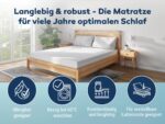 Betten-ABC KSP-500 Kaltschaummatratze 140x200 cm (H3) – 7-Zonen Matratze mit Oeko-TEX Zertifikat – Bild 6