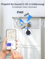 Kzom Air Tracker 4er Pack – Bluetooth Schlüsselfinder mit Apple Find My für iOS – Bild 9