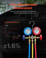 VEVOR 3,5 CFM Vakuumpumpe mit Manometer-Set – Klimaanlage für R134a, R22, R12, R502 – Bild 5