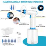 KAUGIC Elektrisches Ohrspülgerät – 4 Modi, 10 Aufsätze, wiederaufladbar für Erwachsene – Bild 4