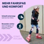 HUDORA Inline Skates Mia/Leon – Verstellbare Inliner für Kinder bis Erwachsene – Bild 4