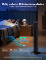 GoveeLife Intelligenter Turmventilator – WLAN & Sprachsteuerung, 75° Oszillation, leise – Bild 5