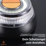 Safeglow® V16 Warnleuchte mit LED-Blitzlicht – EU-zugelassenes Notlicht für Auto & Motorrad – Bild 5
