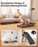 RUNIMON Klappbares Laufband 6in1 mit 9% Steigung & 2.5HP – Für Zuhause & Büro bis 120kg – Bild 7