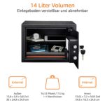 Amazon Basics Stahl-Tresor 14L mit digitaler Tastatursperre – Sicherer Schutz für Zuhause – Bild 5