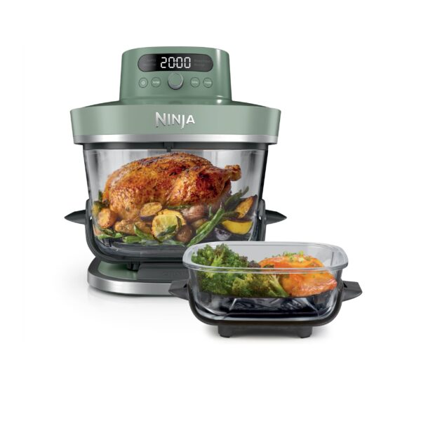 Ninja CRISPi PRO XL Glas-Heissluftfritteuse 5,7 l – Vielseitige Air-Fryer für die Familie