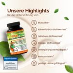 Nutrifox® Vital Plus Blutzucker Kapseln – 120 Stück für 2 Monate Stoffwechselunterstützung – Bild 2