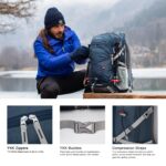 Mountaintop 40L Wanderrucksack – Trekkingrucksack mit ergonomischem Tragesystem für Herren & Damen – Bild 6