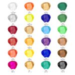 Artecho Acrylfarben Set 24 x 59ml mit 10 Pinseln – Lichtechtfarben für alle Untergründe – Bild 2