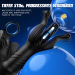 Tagnaff Prostata-Stimulator mit Penisring – 4in1 Analplug mit 9x9 Modi & APP-Steuerung – Bild 3