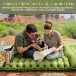 Yuzonc Isomatte 195x68 cm mit Fussspump & Kissen – Aufblasbare Campingmatratze für Wandern – Bild 7