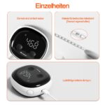 SUNHAIXIA Fitdays Smart Körpermaßband mit Bluetooth & LED-Display – Körperfettmessung mit App-Tracking – Bild 8