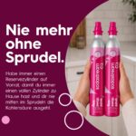 Sodastream Quick Connect CO2-Zylinder 2er-Pack – 120L Sprudelwasser für Terra, Duo, Crystal 3.0 – Bild 4