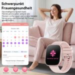 Mingtawn Smartwatch Damen 1.83" HD mit 7 Armbänder – Fitness Tracker mit Bluetooth-Anruf & SpO2 – Bild 7