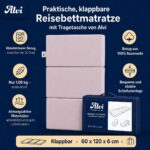 Alvi Reisebettmatratze Komfort 60x120 cm – Premium Baby-Matratze mit Baumwolle – Bild 4