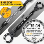 AMZLOCK E-Scooter Kettenschloss 8mm – Hochsicherheit mit Tasche & 3 Schlüsseln – Bild 2