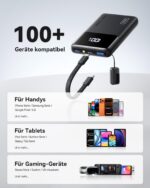 INIU 10000mAh Powerbank mit 45W Schnellladen – Kompakte Externe Batterie für Smartphones – Bild 7